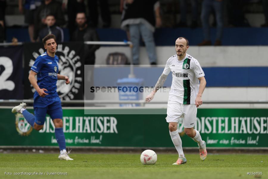 Alexander Piller, Sepp-Endres-Sportanlage, Würzburg, 22.04.2023, sport, action, Fussball, BFV, Bayernliga Nord, 29. Spieltag, SCE, WFV, SC Eltersdorf, Würzburger FV - Bild-ID: 2361135 Alexander Piller, Sepp-Endres-Sportanlage, Würzburg, 22.04.2023, sport, action, Fussball, BFV, Bayernliga Nord, 29. Spieltag, SCE, WFV, SC Eltersdorf, Würzburger FV - Bild-ID: 2361135