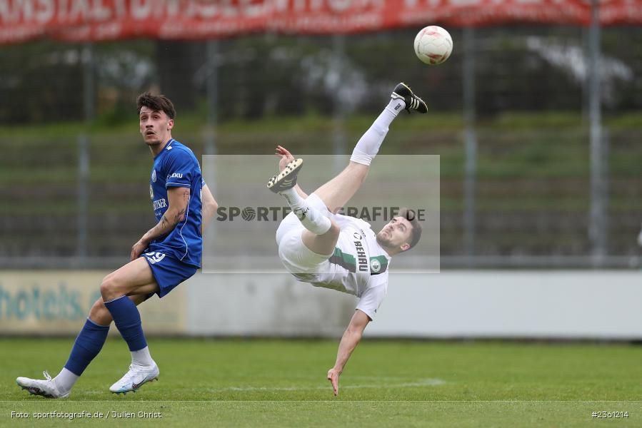 Niclas Egerer, Sepp-Endres-Sportanlage, Würzburg, 22.04.2023, sport, action, Fussball, BFV, Bayernliga Nord, 29. Spieltag, SCE, WFV, SC Eltersdorf, Würzburger FV - Bild-ID: 2361214