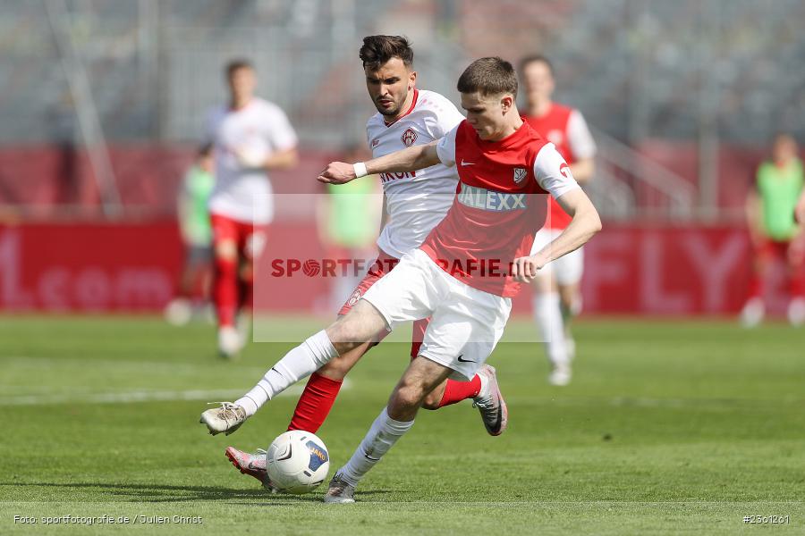 Sebastian Burke, AKON Arena, Würzburg, 22.04.2023, sport, action, Fussball, BFV, Regionalliga Bayern, 33. Spieltag, SVH, FWK, SV Heimstetten, FC Würzburger Kickers - Bild-ID: 2361261