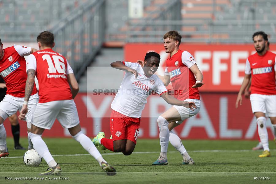 Benjika Caciel, AKON Arena, Würzburg, 22.04.2023, sport, action, Fussball, BFV, Regionalliga Bayern, 33. Spieltag, SVH, FWK, SV Heimstetten, FC Würzburger Kickers - Bild-ID: 2361296