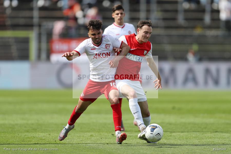 Valentin Micheli, AKON Arena, Würzburg, 22.04.2023, sport, action, Fussball, BFV, Regionalliga Bayern, 33. Spieltag, SVH, FWK, SV Heimstetten, FC Würzburger Kickers - Bild-ID: 2361319 Valentin Micheli, AKON Arena, Würzburg, 22.04.2023, sport, action, Fussball, BFV, Regionalliga Bayern, 33. Spieltag, SVH, FWK, SV Heimstetten, FC Würzburger Kickers - Bild-ID: 2361319
