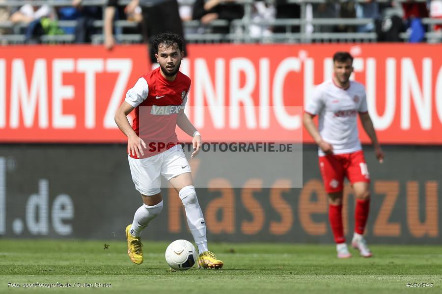 Reza Sakhi Zada, AKON Arena, Würzburg, 22.04.2023, sport, action, Fussball, BFV, Regionalliga Bayern, 33. Spieltag, SVH, FWK, SV Heimstetten, FC Würzburger Kickers - Bild-ID: 2361343 Reza Sakhi Zada, AKON Arena, Würzburg, 22.04.2023, sport, action, Fussball, BFV, Regionalliga Bayern, 33. Spieltag, SVH, FWK, SV Heimstetten, FC Würzburger Kickers - Bild-ID: 2361343