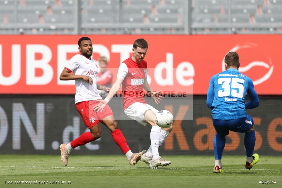 Sebastian Burke, AKON Arena, Würzburg, 22.04.2023, sport, action, Fussball, BFV, Regionalliga Bayern, 33. Spieltag, SVH, FWK, SV Heimstetten, FC Würzburger Kickers - Bild-ID: 2361364