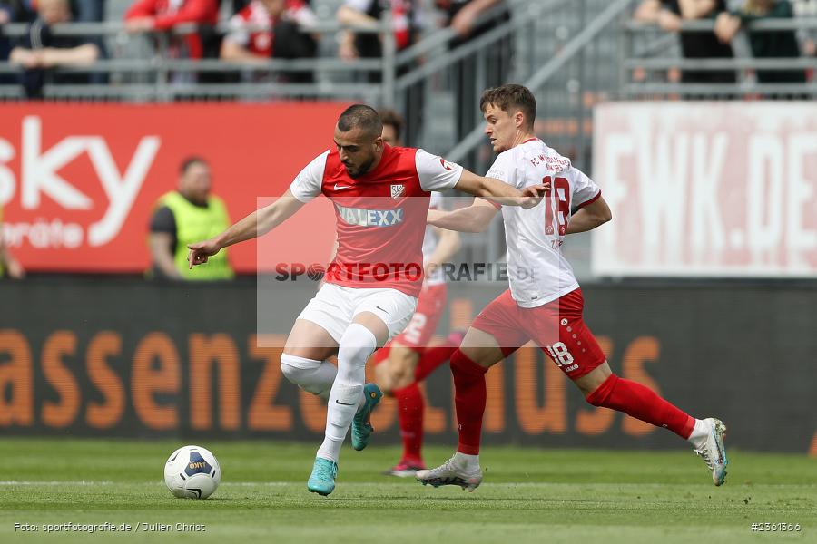 Mohamad Awata, AKON Arena, Würzburg, 22.04.2023, sport, action, Fussball, BFV, Regionalliga Bayern, 33. Spieltag, SVH, FWK, SV Heimstetten, FC Würzburger Kickers - Bild-ID: 2361366