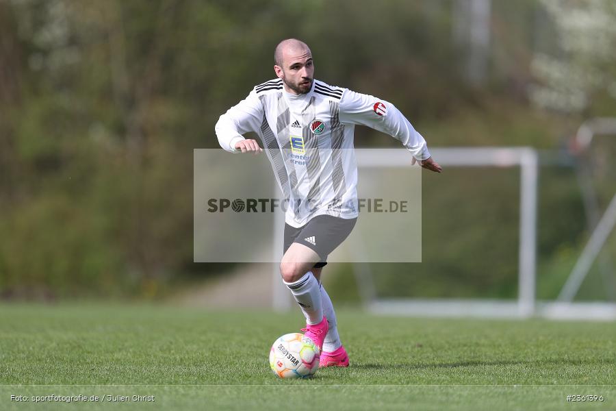 Jacob Scheurich, Sportgelände, Nassig, 23.04.2023, sport, action, Fussball, bfv, 29. Spieltag, bfv-Landesliga Odenwald, VFR, SVE, VfR Uissigheim, SV Eintracht Nassig - Bild-ID: 2361396 Jacob Scheurich, Sportgelände, Nassig, 23.04.2023, sport, action, Fussball, bfv, 29. Spieltag, bfv-Landesliga Odenwald, VFR, SVE, VfR Uissigheim, SV Eintracht Nassig - Bild-ID: 2361396