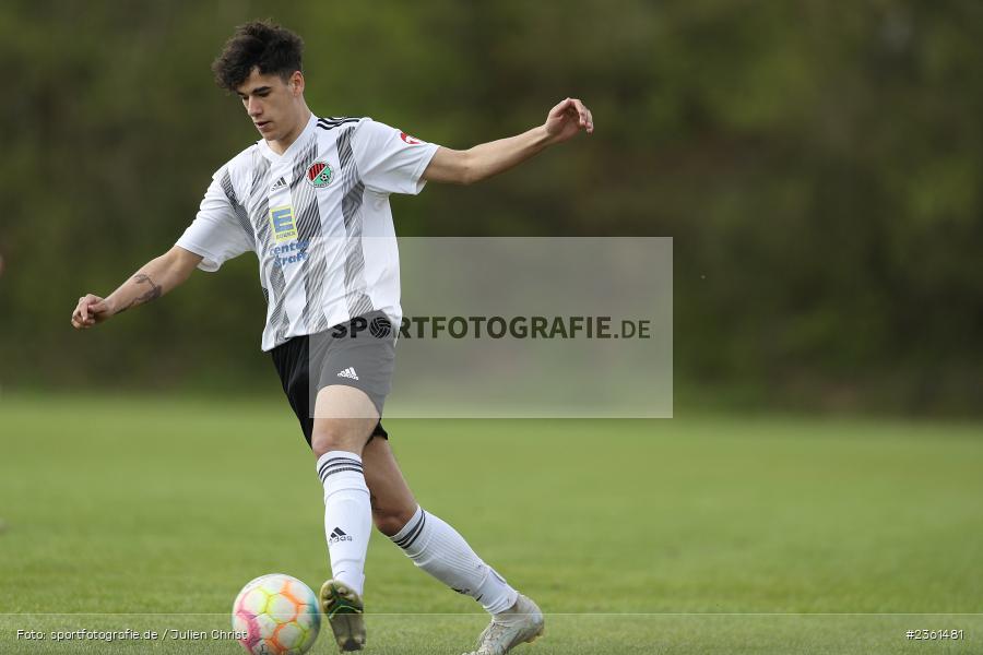 Enrico Schieck, Sportgelände, Nassig, 23.04.2023, sport, action, Fussball, bfv, 29. Spieltag, bfv-Landesliga Odenwald, VFR, SVE, VfR Uissigheim, SV Eintracht Nassig - Bild-ID: 2361481