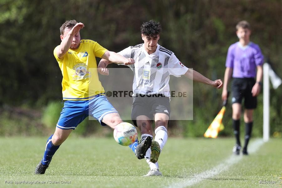 Enrico Schieck, Sportgelände, Nassig, 23.04.2023, sport, action, Fussball, bfv, 29. Spieltag, bfv-Landesliga Odenwald, VFR, SVE, VfR Uissigheim, SV Eintracht Nassig - Bild-ID: 2361489
