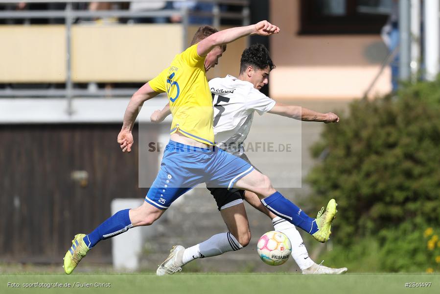 Enrico Schieck, Sportgelände, Nassig, 23.04.2023, sport, action, Fussball, bfv, 29. Spieltag, bfv-Landesliga Odenwald, VFR, SVE, VfR Uissigheim, SV Eintracht Nassig - Bild-ID: 2361497