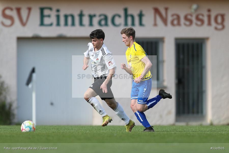 Andreas Aust, Sportgelände, Nassig, 23.04.2023, sport, action, Fussball, bfv, 29. Spieltag, bfv-Landesliga Odenwald, VFR, SVE, VfR Uissigheim, SV Eintracht Nassig - Bild-ID: 2361505