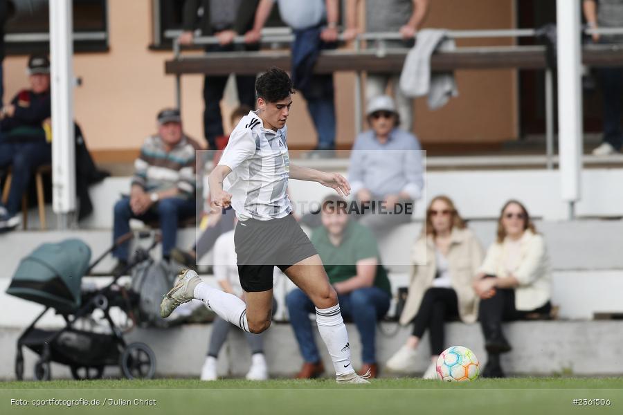 Enrico Schieck, Sportgelände, Nassig, 23.04.2023, sport, action, Fussball, bfv, 29. Spieltag, bfv-Landesliga Odenwald, VFR, SVE, VfR Uissigheim, SV Eintracht Nassig - Bild-ID: 2361506