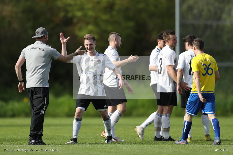 Jan Emrich, Sportgelände, Nassig, 23.04.2023, sport, action, Fussball, bfv, 29. Spieltag, bfv-Landesliga Odenwald, VFR, SVE, VfR Uissigheim, SV Eintracht Nassig - Bild-ID: 2361511
