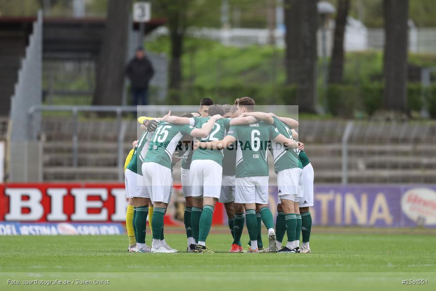 Team, Sachs-Stadion, Schweinfurt, 25.04.2023, sport, action, Fussball, BFV, 33. Spieltag, Regionalliga Bayern, HAN, FCS, SpVgg Hankofen-Hailing, 1. FC Schweinfurt - Bild-ID: 2361551