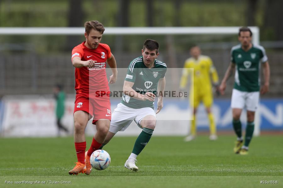 Brian Wagner, Sachs-Stadion, Schweinfurt, 25.04.2023, sport, action, Fussball, BFV, 33. Spieltag, Regionalliga Bayern, HAN, FCS, SpVgg Hankofen-Hailing, 1. FC Schweinfurt - Bild-ID: 2361558