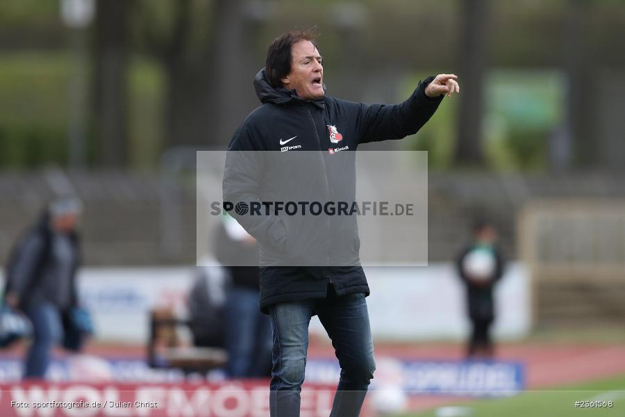 Heribert Ketterl, Sachs-Stadion, Schweinfurt, 25.04.2023, sport, action, Fussball, BFV, 33. Spieltag, Regionalliga Bayern, HAN, FCS, SpVgg Hankofen-Hailing, 1. FC Schweinfurt - Bild-ID: 2361568
