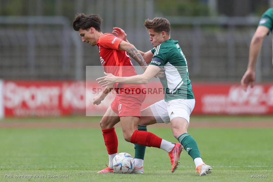 Vincent Ketzer, Sachs-Stadion, Schweinfurt, 25.04.2023, sport, action, Fussball, BFV, 33. Spieltag, Regionalliga Bayern, HAN, FCS, SpVgg Hankofen-Hailing, 1. FC Schweinfurt - Bild-ID: 2361582