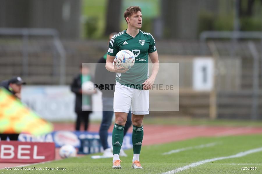 Lukas Aigner, Sachs-Stadion, Schweinfurt, 25.04.2023, sport, action, Fussball, BFV, 33. Spieltag, Regionalliga Bayern, HAN, FCS, SpVgg Hankofen-Hailing, 1. FC Schweinfurt - Bild-ID: 2361583