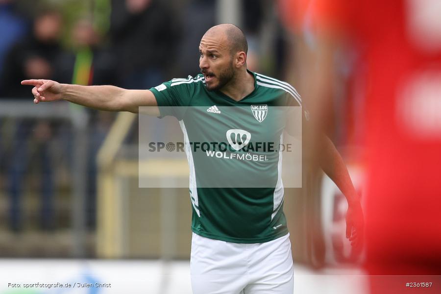 Adam Jabiri, Sachs-Stadion, Schweinfurt, 25.04.2023, sport, action, Fussball, BFV, 33. Spieltag, Regionalliga Bayern, HAN, FCS, SpVgg Hankofen-Hailing, 1. FC Schweinfurt - Bild-ID: 2361587