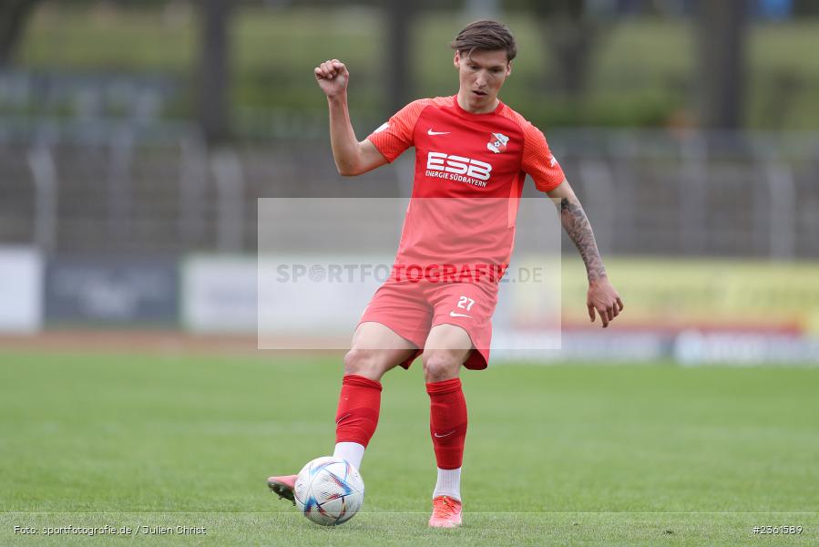 Vincent Ketzer, Sachs-Stadion, Schweinfurt, 25.04.2023, sport, action, Fussball, BFV, 33. Spieltag, Regionalliga Bayern, HAN, FCS, SpVgg Hankofen-Hailing, 1. FC Schweinfurt - Bild-ID: 2361589