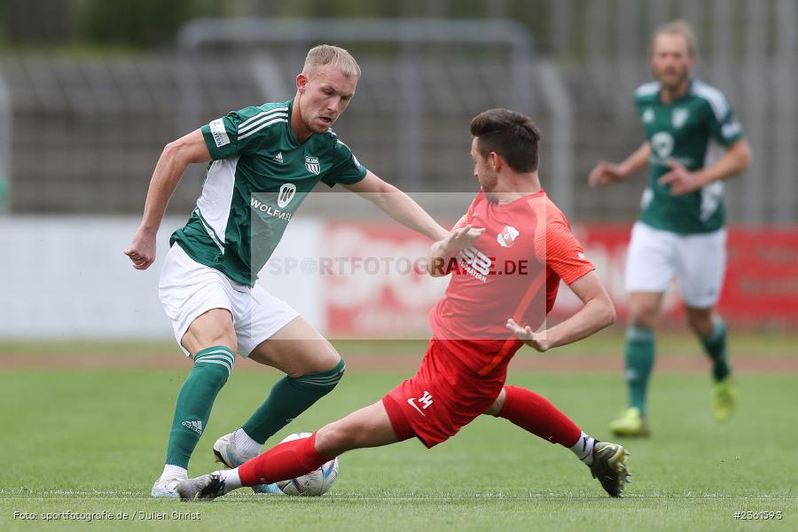 Benjamin Hadžić, Sachs-Stadion, Schweinfurt, 25.04.2023, sport, action, Fussball, BFV, 33. Spieltag, Regionalliga Bayern, HAN, FCS, SpVgg Hankofen-Hailing, 1. FC Schweinfurt - Bild-ID: 2361593