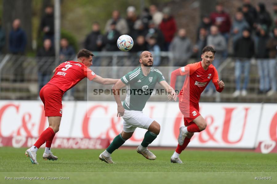Adam Jabiri, Sachs-Stadion, Schweinfurt, 25.04.2023, sport, action, Fussball, BFV, 33. Spieltag, Regionalliga Bayern, HAN, FCS, SpVgg Hankofen-Hailing, 1. FC Schweinfurt - Bild-ID: 2361595