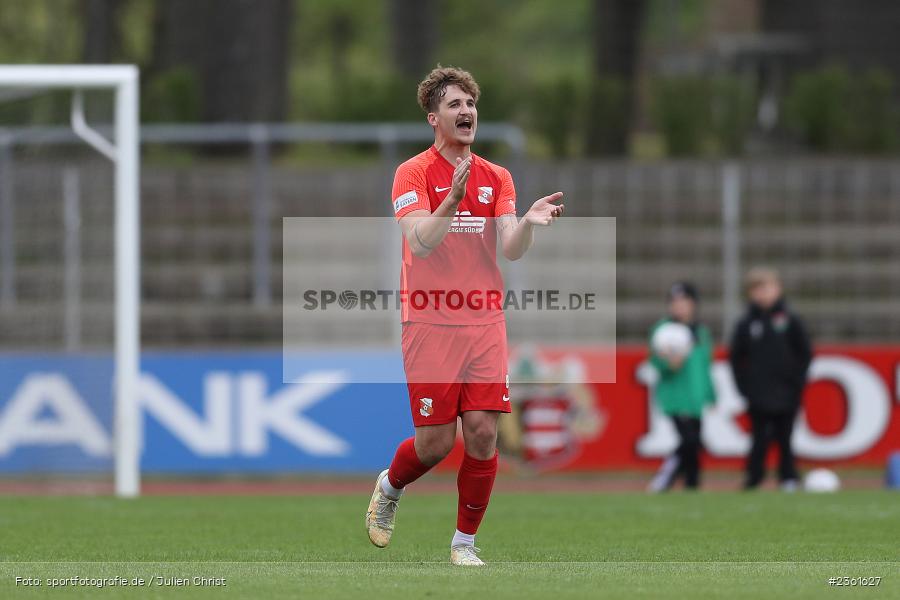 Andreas Wagner, Sachs-Stadion, Schweinfurt, 25.04.2023, sport, action, Fussball, BFV, 33. Spieltag, Regionalliga Bayern, HAN, FCS, SpVgg Hankofen-Hailing, 1. FC Schweinfurt - Bild-ID: 2361627