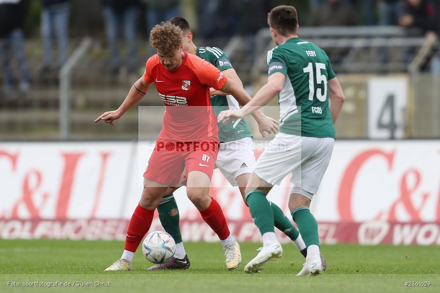 Andreas Wagner, Sachs-Stadion, Schweinfurt, 25.04.2023, sport, action, Fussball, BFV, 33. Spieltag, Regionalliga Bayern, HAN, FCS, SpVgg Hankofen-Hailing, 1. FC Schweinfurt - Bild-ID: 2361629 Andreas Wagner, Sachs-Stadion, Schweinfurt, 25.04.2023, sport, action, Fussball, BFV, 33. Spieltag, Regionalliga Bayern, HAN, FCS, SpVgg Hankofen-Hailing, 1. FC Schweinfurt - Bild-ID: 2361629