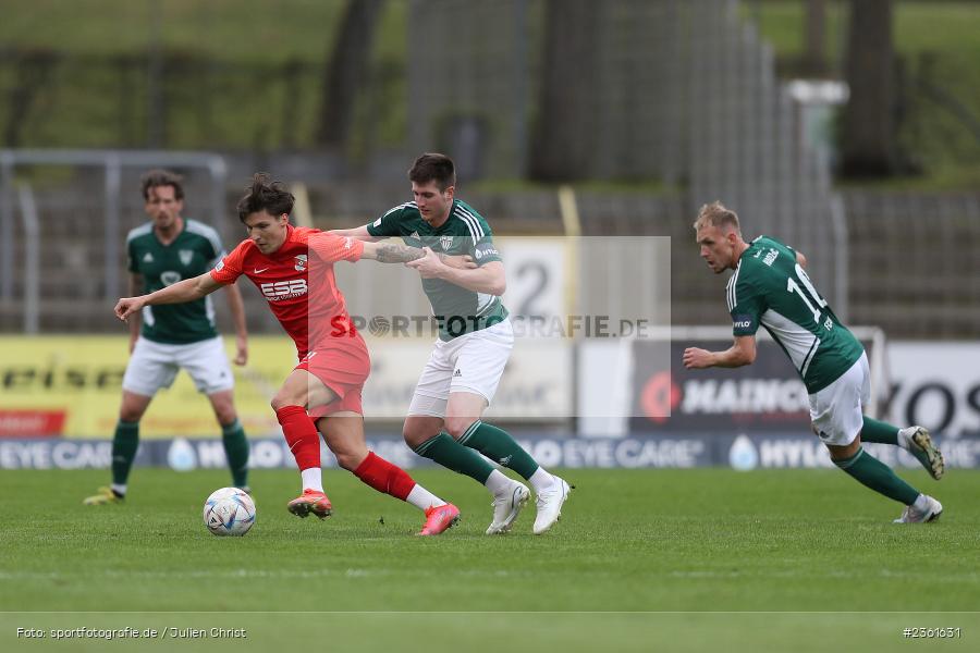 Vincent Ketzer, Sachs-Stadion, Schweinfurt, 25.04.2023, sport, action, Fussball, BFV, 33. Spieltag, Regionalliga Bayern, HAN, FCS, SpVgg Hankofen-Hailing, 1. FC Schweinfurt - Bild-ID: 2361631