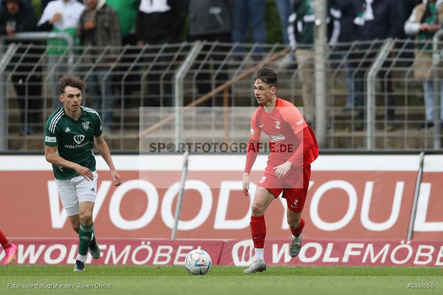 Jonas Blümel, Sachs-Stadion, Schweinfurt, 25.04.2023, sport, action, Fussball, BFV, 33. Spieltag, Regionalliga Bayern, HAN, FCS, SpVgg Hankofen-Hailing, 1. FC Schweinfurt - Bild-ID: 2361650