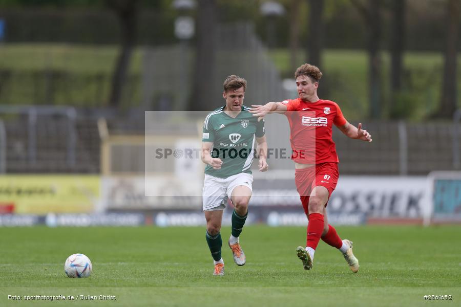 Lukas Aigner, Sachs-Stadion, Schweinfurt, 25.04.2023, sport, action, Fussball, BFV, 33. Spieltag, Regionalliga Bayern, HAN, FCS, SpVgg Hankofen-Hailing, 1. FC Schweinfurt - Bild-ID: 2361652
