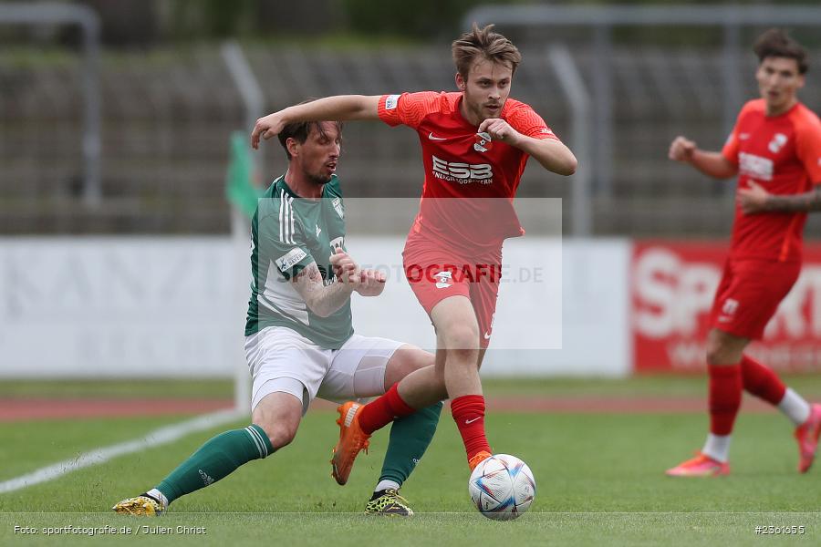 Brian Wagner, Sachs-Stadion, Schweinfurt, 25.04.2023, sport, action, Fussball, BFV, 33. Spieltag, Regionalliga Bayern, HAN, FCS, SpVgg Hankofen-Hailing, 1. FC Schweinfurt - Bild-ID: 2361655