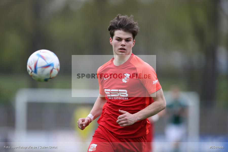 Elija Härtl, Sachs-Stadion, Schweinfurt, 25.04.2023, sport, action, Fussball, BFV, 33. Spieltag, Regionalliga Bayern, HAN, FCS, SpVgg Hankofen-Hailing, 1. FC Schweinfurt - Bild-ID: 2361666