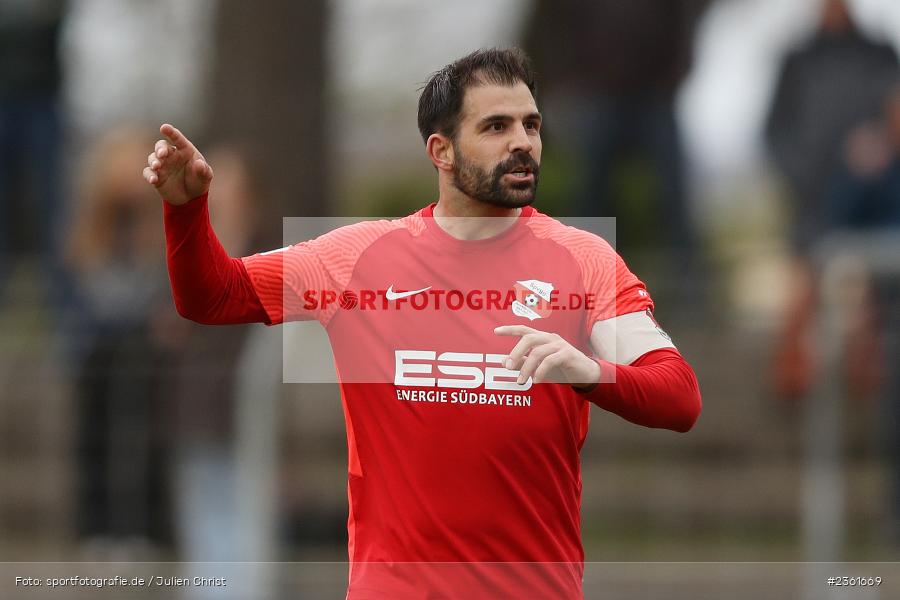 Daniel Hofer, Sachs-Stadion, Schweinfurt, 25.04.2023, sport, action, Fussball, BFV, 33. Spieltag, Regionalliga Bayern, HAN, FCS, SpVgg Hankofen-Hailing, 1. FC Schweinfurt - Bild-ID: 2361669