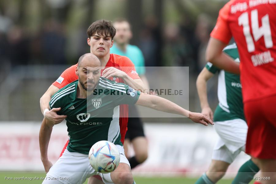 Elija Härtl, Sachs-Stadion, Schweinfurt, 25.04.2023, sport, action, Fussball, BFV, 33. Spieltag, Regionalliga Bayern, HAN, FCS, SpVgg Hankofen-Hailing, 1. FC Schweinfurt - Bild-ID: 2361688