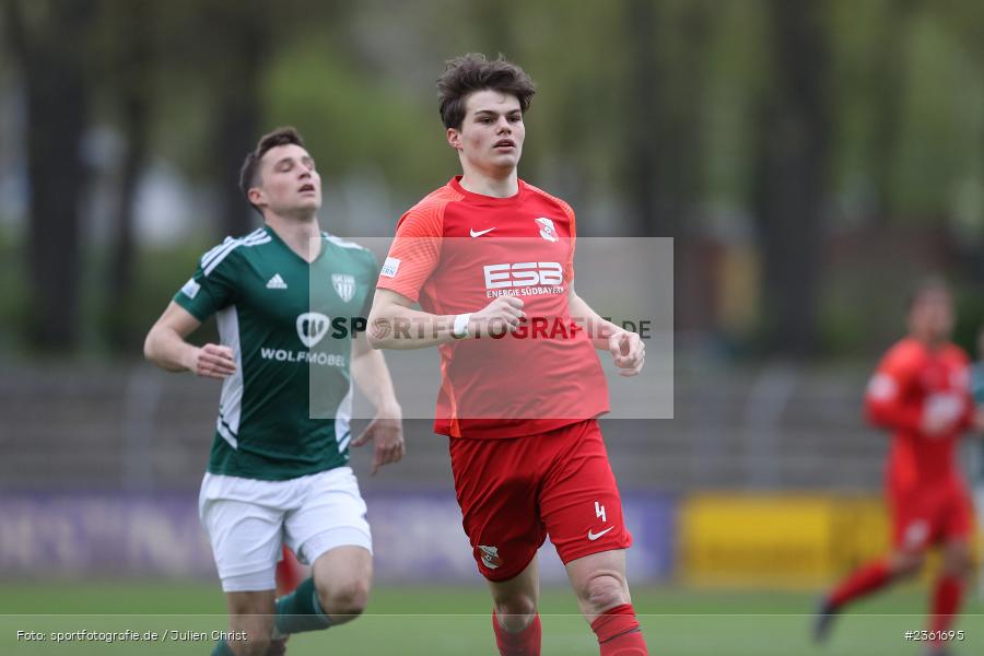 Elija Härtl, Sachs-Stadion, Schweinfurt, 25.04.2023, sport, action, Fussball, BFV, 33. Spieltag, Regionalliga Bayern, HAN, FCS, SpVgg Hankofen-Hailing, 1. FC Schweinfurt - Bild-ID: 2361695