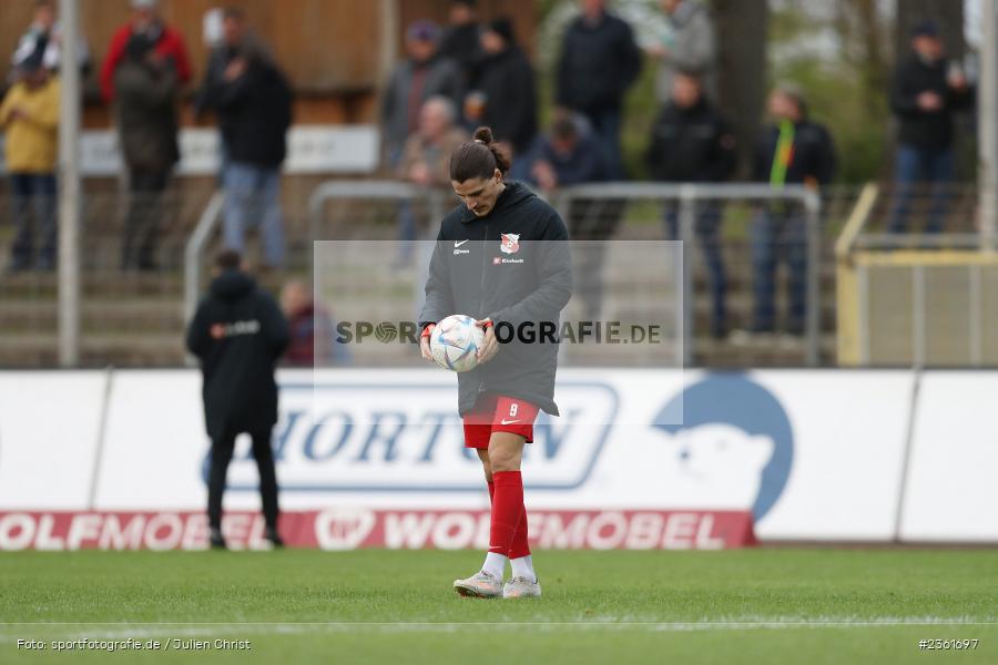 Veron Dobruna, Sachs-Stadion, Schweinfurt, 25.04.2023, sport, action, Fussball, BFV, 33. Spieltag, Regionalliga Bayern, HAN, FCS, SpVgg Hankofen-Hailing, 1. FC Schweinfurt - Bild-ID: 2361697