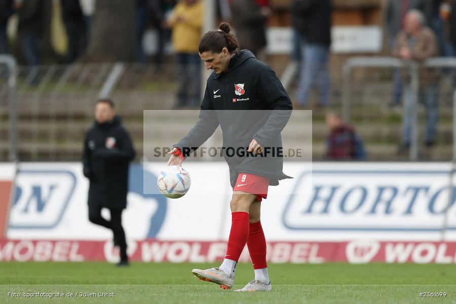 Veron Dobruna, Sachs-Stadion, Schweinfurt, 25.04.2023, sport, action, Fussball, BFV, 33. Spieltag, Regionalliga Bayern, HAN, FCS, SpVgg Hankofen-Hailing, 1. FC Schweinfurt - Bild-ID: 2361699