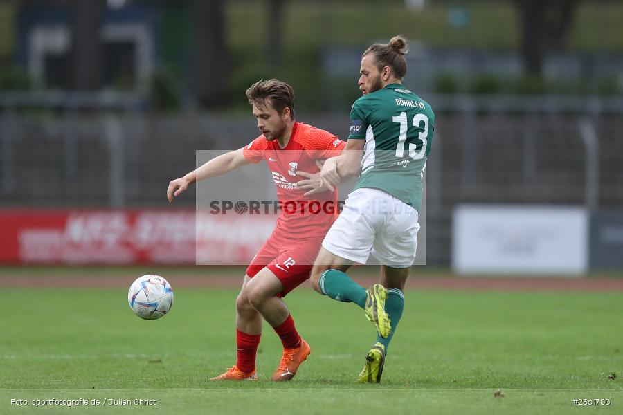 Brian Wagner, Sachs-Stadion, Schweinfurt, 25.04.2023, sport, action, Fussball, BFV, 33. Spieltag, Regionalliga Bayern, HAN, FCS, SpVgg Hankofen-Hailing, 1. FC Schweinfurt - Bild-ID: 2361700