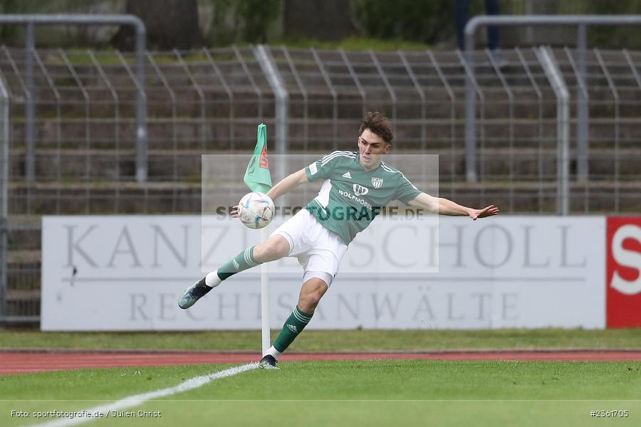 Pascal Moll, Sachs-Stadion, Schweinfurt, 25.04.2023, sport, action, Fussball, BFV, 33. Spieltag, Regionalliga Bayern, HAN, FCS, SpVgg Hankofen-Hailing, 1. FC Schweinfurt - Bild-ID: 2361705 Pascal Moll, Sachs-Stadion, Schweinfurt, 25.04.2023, sport, action, Fussball, BFV, 33. Spieltag, Regionalliga Bayern, HAN, FCS, SpVgg Hankofen-Hailing, 1. FC Schweinfurt - Bild-ID: 2361705