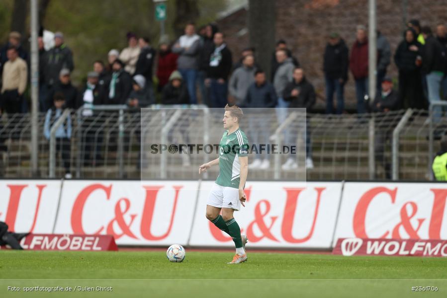 Lukas Aigner, Sachs-Stadion, Schweinfurt, 25.04.2023, sport, action, Fussball, BFV, 33. Spieltag, Regionalliga Bayern, HAN, FCS, SpVgg Hankofen-Hailing, 1. FC Schweinfurt - Bild-ID: 2361706 Lukas Aigner, Sachs-Stadion, Schweinfurt, 25.04.2023, sport, action, Fussball, BFV, 33. Spieltag, Regionalliga Bayern, HAN, FCS, SpVgg Hankofen-Hailing, 1. FC Schweinfurt - Bild-ID: 2361706