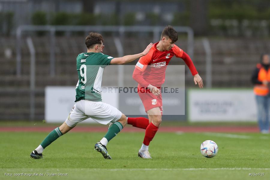 Jonas Blümel, Sachs-Stadion, Schweinfurt, 25.04.2023, sport, action, Fussball, BFV, 33. Spieltag, Regionalliga Bayern, HAN, FCS, SpVgg Hankofen-Hailing, 1. FC Schweinfurt - Bild-ID: 2361727