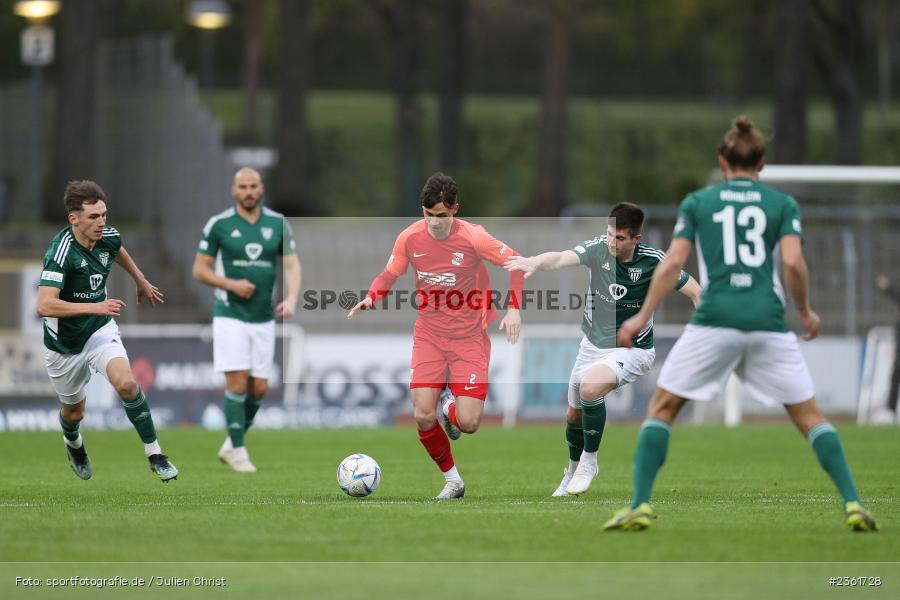 Jonas Blümel, Sachs-Stadion, Schweinfurt, 25.04.2023, sport, action, Fussball, BFV, 33. Spieltag, Regionalliga Bayern, HAN, FCS, SpVgg Hankofen-Hailing, 1. FC Schweinfurt - Bild-ID: 2361728