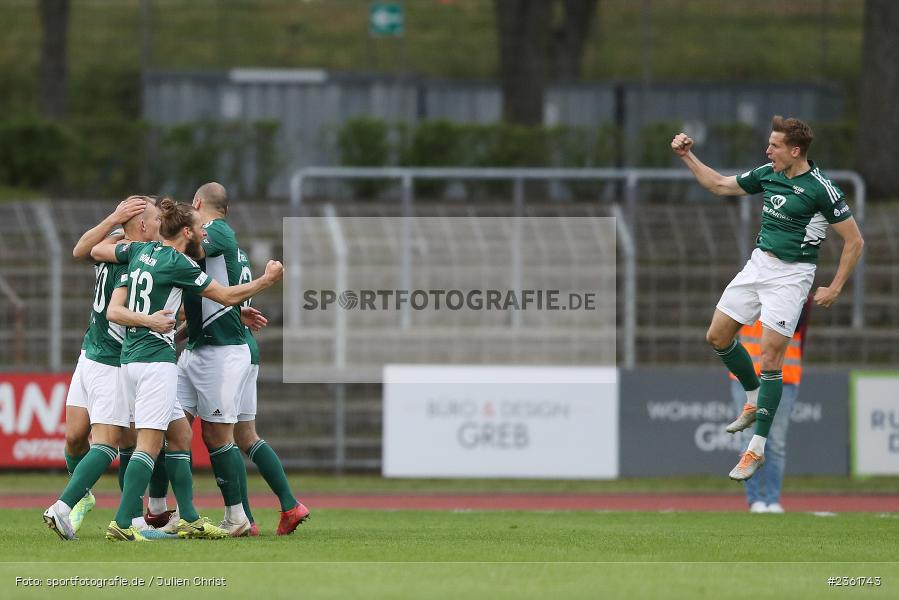 Lukas Aigner, Sachs-Stadion, Schweinfurt, 25.04.2023, sport, action, Fussball, BFV, 33. Spieltag, Regionalliga Bayern, HAN, FCS, SpVgg Hankofen-Hailing, 1. FC Schweinfurt - Bild-ID: 2361743