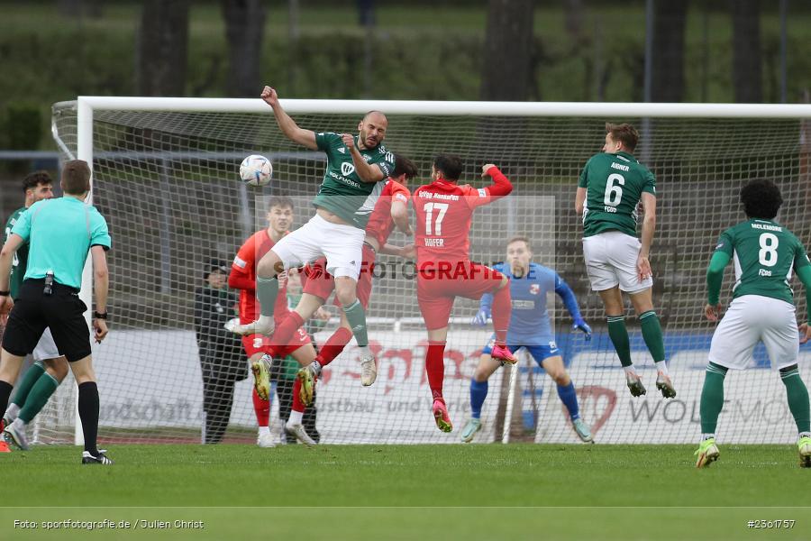 Adam Jabiri, Sachs-Stadion, Schweinfurt, 25.04.2023, sport, action, Fussball, BFV, 33. Spieltag, Regionalliga Bayern, HAN, FCS, SpVgg Hankofen-Hailing, 1. FC Schweinfurt - Bild-ID: 2361757