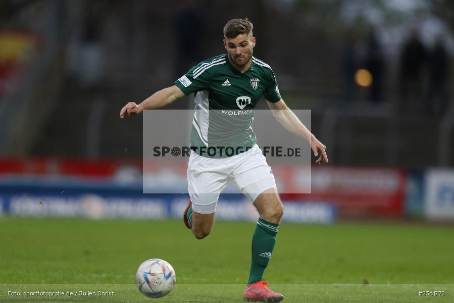 Jacob Engel, Sachs-Stadion, Schweinfurt, 25.04.2023, sport, action, Fussball, BFV, 33. Spieltag, Regionalliga Bayern, HAN, FCS, SpVgg Hankofen-Hailing, 1. FC Schweinfurt - Bild-ID: 2361772