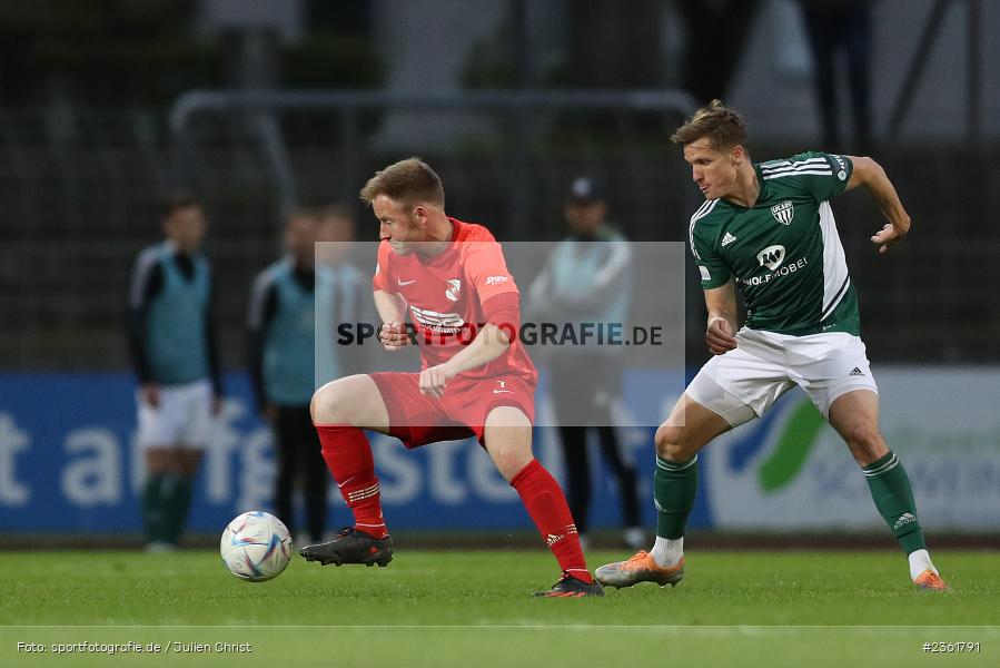 Florian Sommersberger, Sachs-Stadion, Schweinfurt, 25.04.2023, sport, action, Fussball, BFV, 33. Spieltag, Regionalliga Bayern, HAN, FCS, SpVgg Hankofen-Hailing, 1. FC Schweinfurt - Bild-ID: 2361791