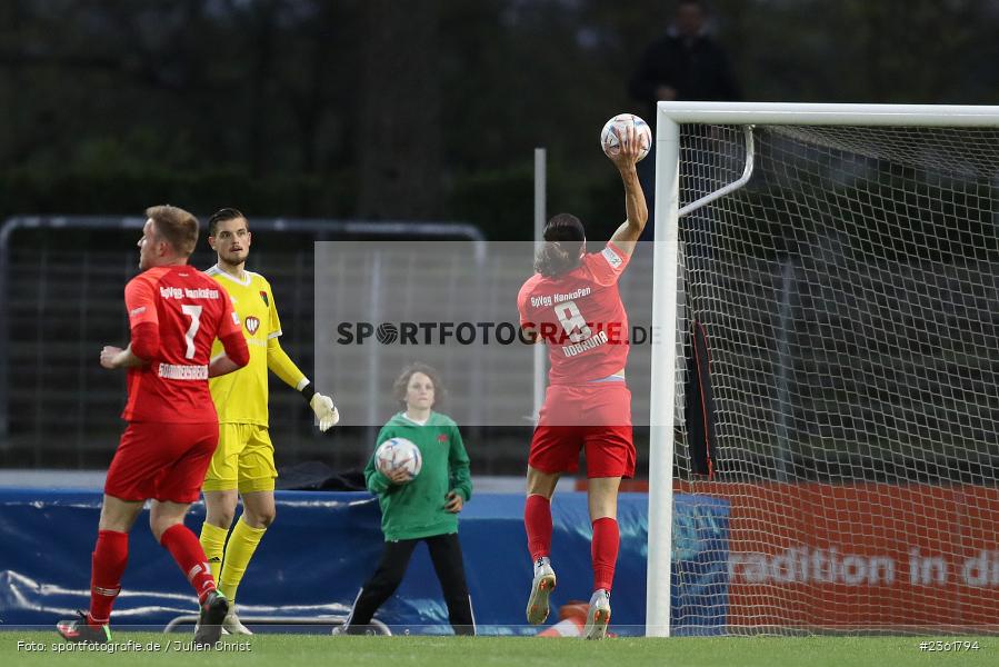 Veron Dobruna, Sachs-Stadion, Schweinfurt, 25.04.2023, sport, action, Fussball, BFV, 33. Spieltag, Regionalliga Bayern, HAN, FCS, SpVgg Hankofen-Hailing, 1. FC Schweinfurt - Bild-ID: 2361794