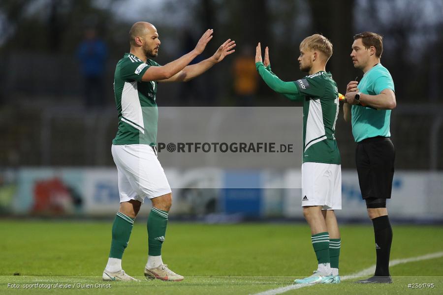Adam Jabiri, Sachs-Stadion, Schweinfurt, 25.04.2023, sport, action, Fussball, BFV, 33. Spieltag, Regionalliga Bayern, HAN, FCS, SpVgg Hankofen-Hailing, 1. FC Schweinfurt - Bild-ID: 2361795