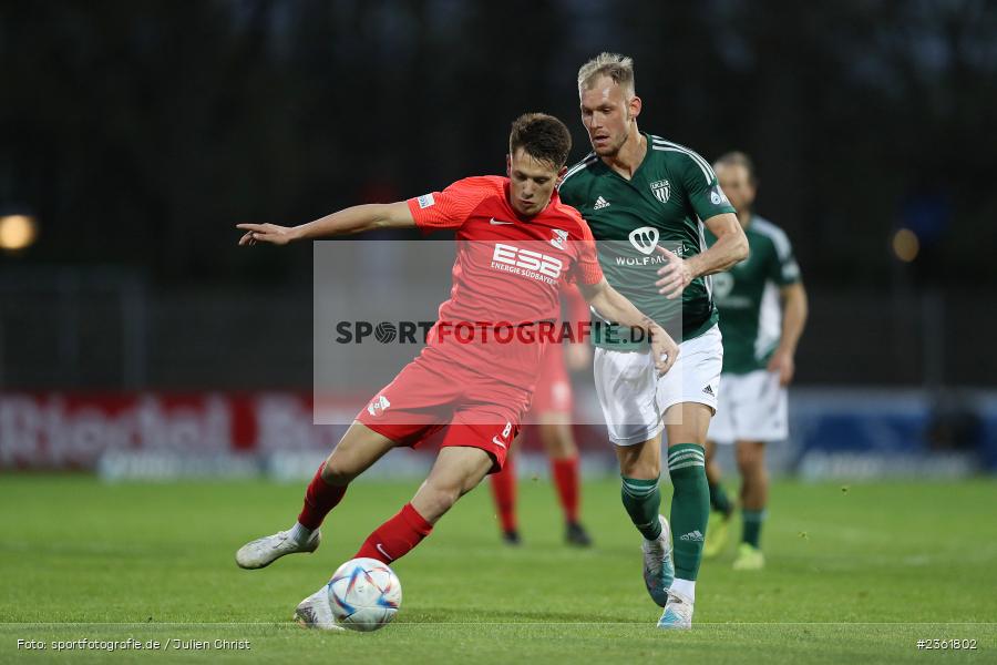 Samuel Pex, Sachs-Stadion, Schweinfurt, 25.04.2023, sport, action, Fussball, BFV, 33. Spieltag, Regionalliga Bayern, HAN, FCS, SpVgg Hankofen-Hailing, 1. FC Schweinfurt - Bild-ID: 2361802