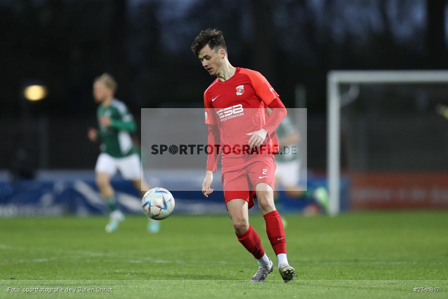 Jonas Blümel, Sachs-Stadion, Schweinfurt, 25.04.2023, sport, action, Fussball, BFV, 33. Spieltag, Regionalliga Bayern, HAN, FCS, SpVgg Hankofen-Hailing, 1. FC Schweinfurt - Bild-ID: 2361817