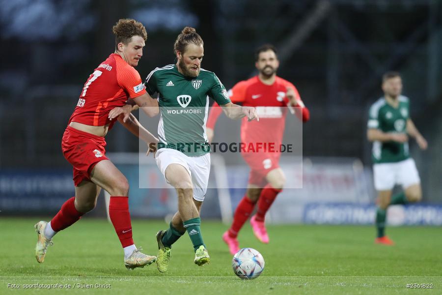Kristian Böhnlein, Sachs-Stadion, Schweinfurt, 25.04.2023, sport, action, Fussball, BFV, 33. Spieltag, Regionalliga Bayern, HAN, FCS, SpVgg Hankofen-Hailing, 1. FC Schweinfurt - Bild-ID: 2361822